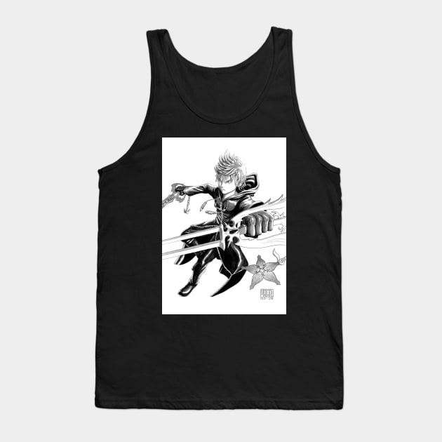 Roxas, the key of destiny Tank Top by FerMaiaru